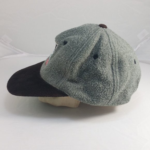 VTG Fox NFL Sunday Strapback Hat Cap Plush Suede - Picture 3 of 9